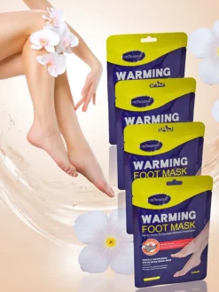 Ciało^Royalfashion Aurelia Warming Foot Mask Kormesic z Centella i Camellia – regenerująca maska