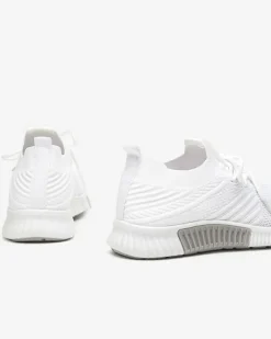 Bieganie, Ćwiczenia I Trening^Royalfashion Białe damskie buty sportowe Merisal - Obuwie biały