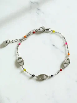 Biżuteria^Royalfashion Bransoletka Callisto Aurea z koralikami pozłacana