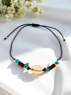 Biżuteria^Royalfashion Bransoletka damska z muszelką Oceania Time