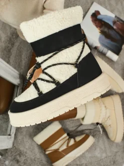 Śniegowce|Botki Na Platformie^Royalfashion Buty a'la śniegowce damskie Quill Haven biały