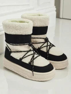 Śniegowce|Botki Na Platformie^Royalfashion Buty a'la śniegowce damskie Quill Haven biały