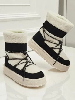 Śniegowce|Botki Na Platformie^Royalfashion Buty a'la śniegowce damskie Quill Haven biały