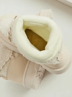 Śniegowce|Botki Na Platformie^Royalfashion Buty a'la śniegowce damskie Quill Haven krem