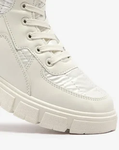 Workery|Botki Bez Ocieplenia^Royalfashion Calista Obuwie Damskie Modne Płaskie Botki owe krem