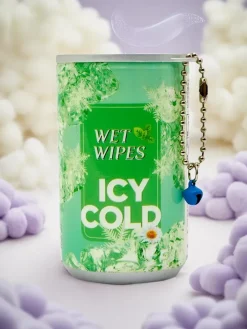 Artykuły Chemiczne|Higiena I Zdrowie^Royalfashion Chusteczki nawilżające w ozdobnym opakowaniu ICY COLD 30szt zielony