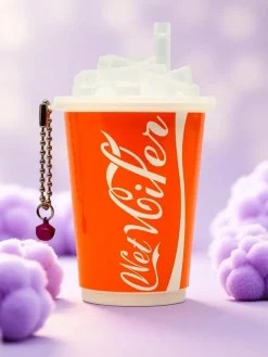 Artykuły Chemiczne|Higiena I Zdrowie^Royalfashion Chusteczki nawilżające w ozdobnym opakowaniu kubeczka z lodem 30szt pomarańczowy