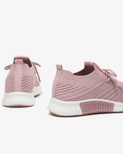 Bieganie, Ćwiczenia I Trening^Royalfashion Ciemnoróżowe damskie buty sportowe Merisal - Obuwie różowy