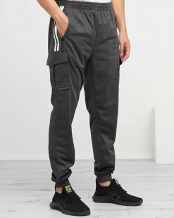 Spodnie^Royalfashion Ciemnoszare męskie spodnie dresowe - Odzież Ciemnoszary