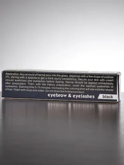 Oczy|Twarz^Royalfashion Czarna henna do brwii i rzęs proszkowa czarny