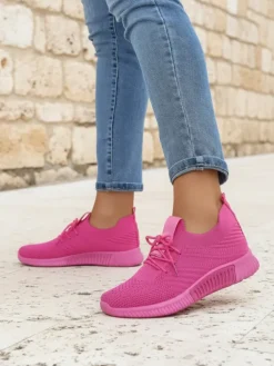 Bieganie, Ćwiczenia I Trening^Royalfashion Damskie buty sportowe Merisal Fuksjowy