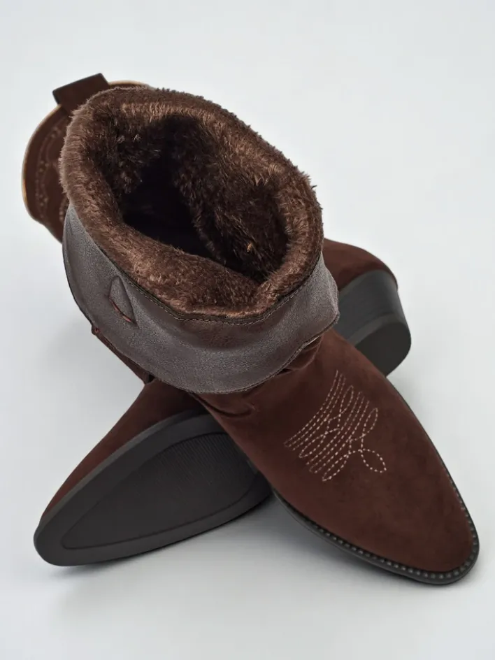 Kozaki Na Płaskim Obcasie|Kozaki Z Ociepleniem^Royalfashion Damskie kozaki typu kowbojki Zephira