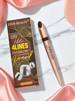 Oczy^Royalfashion Ever Beauty Precyzyjny pisak do brwii Medium Brown 24H brązowy