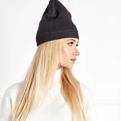 Czapki I Kapelusze^Royalfashion Granatowa ocieplana czapka unisex - Akcesoria Granatowy