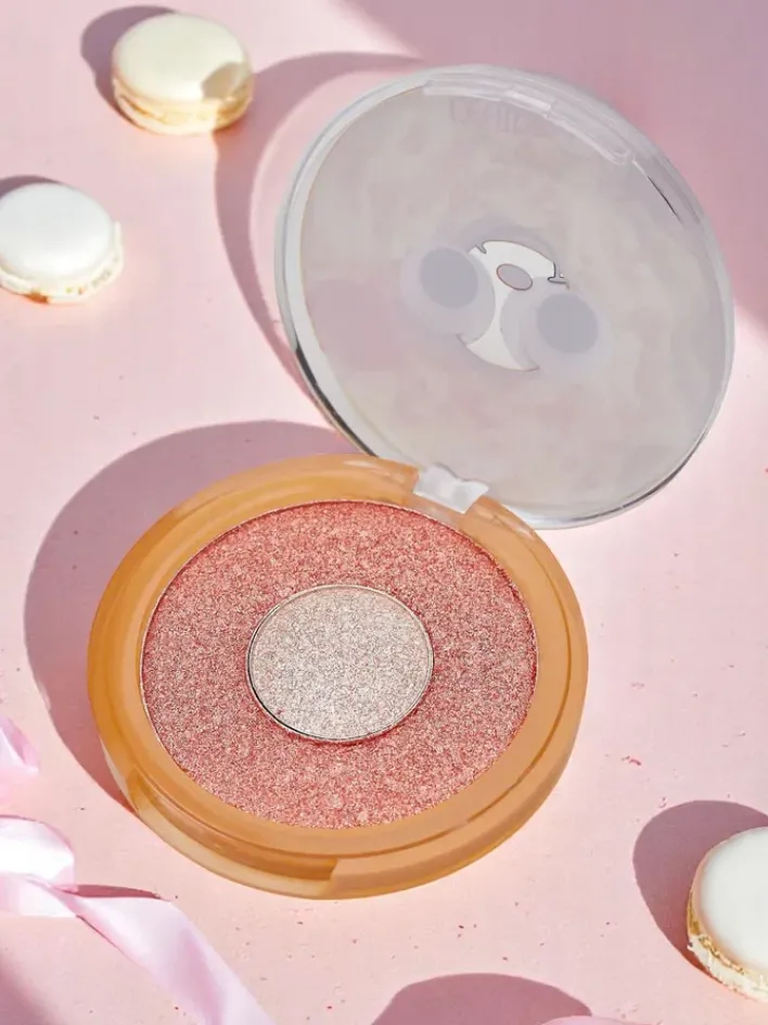 Twarz^Royalfashion Kevin&Coco Donut Prasowany rozświetlacz do twarzy Red Donut czerwony