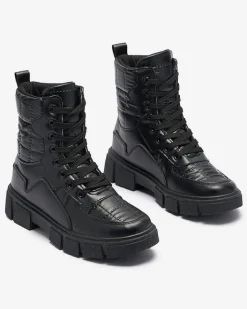 Workery|Botki Bez Ocieplenia^Royalfashion Lorenzo Classic Czarne Buty Damskie czarny