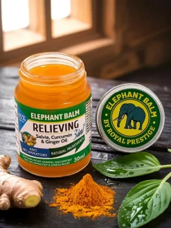 Higiena I Zdrowie^Royalfashion Maść-balsam Elephant Balm- łagodzi napięcie mięśni i stawów