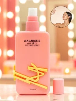 Twarz^Royalfashion Macarons Spray utrwalający makijaż Pink różowy