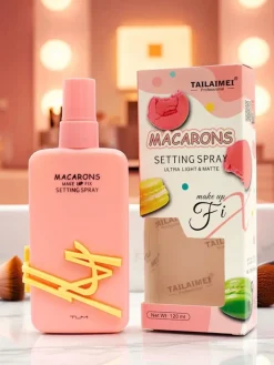 Twarz^Royalfashion Macarons Spray utrwalający makijaż Pink różowy