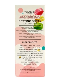 Twarz^Royalfashion Macarons Spray utrwalający makijaż Pink różowy