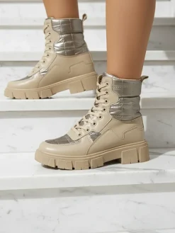 Workery|Botki Bez Ocieplenia^Royalfashion Mirae Stiletto Elegante Czarne jasny brązowy