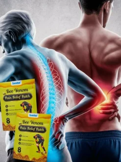 Higiena I Zdrowie^Royalfashion Plastry przeciwbólowe z jadem pszczelim 8 sztuk