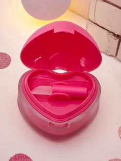 Usta^Royalfashion Pomadka do ust i róż 2w1 w słoiczku w kształcie serduszka Magenta