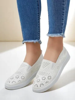 Półbuty^Royalfashion Ażurowe damskie półbuty slip on Mayla