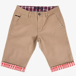 Spodnie|Spodnie^Royalfashion Beżowe męskie krótkie spodenki beżowy