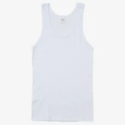 Bluzki^Royalfashion Biała męska koszulka bez rękawów biały