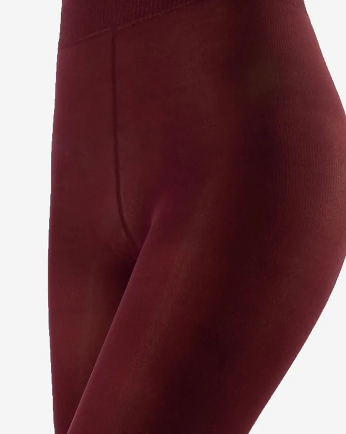 Rajstopy^Royalfashion Bordowe ciepłe rajstopy damskie 1200 DEN Bordowy