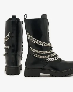 Workery|Botki Z Delikatnym Ociepleniem^Royalfashion Botki damskie typu workery w kolorze m Goserre czarny