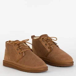 Śniegowce^Royalfashion Camelowe męskie buty a'la śniegowce Gavin brązowy