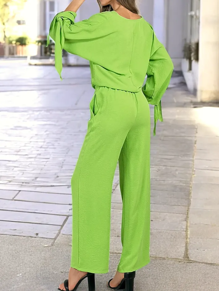 Komplety Damskie^Royalfashion Casualowy damski komplet zielony