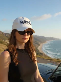 Czapki|Czapki I Kapelusze^Royalfashion Czapka z Daszkiem Unisex Los Angeles biały