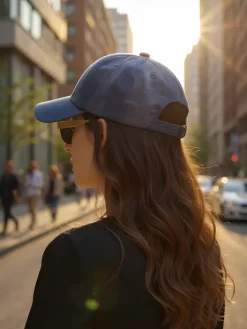 Czapki|Czapki I Kapelusze^Royalfashion Czapka z Daszkiem Unisex NY Granatowy