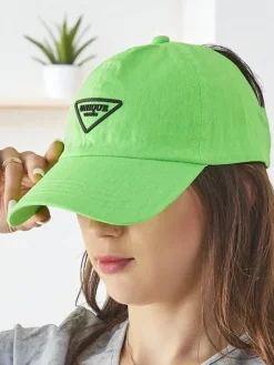 Czapki I Kapelusze^Royalfashion Czapka z daszkiem z naszywką Flash Cap zielony