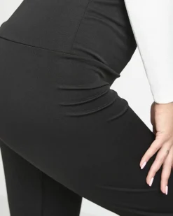 Legginsy / Tregginsy|Plus Size^Royalfashion Czarne damskie legginsy PLUS SIZE