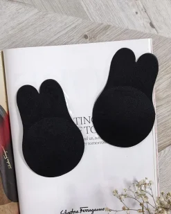 Codzienne^Royalfashion Czarne damskie nakładki samonośne czarny