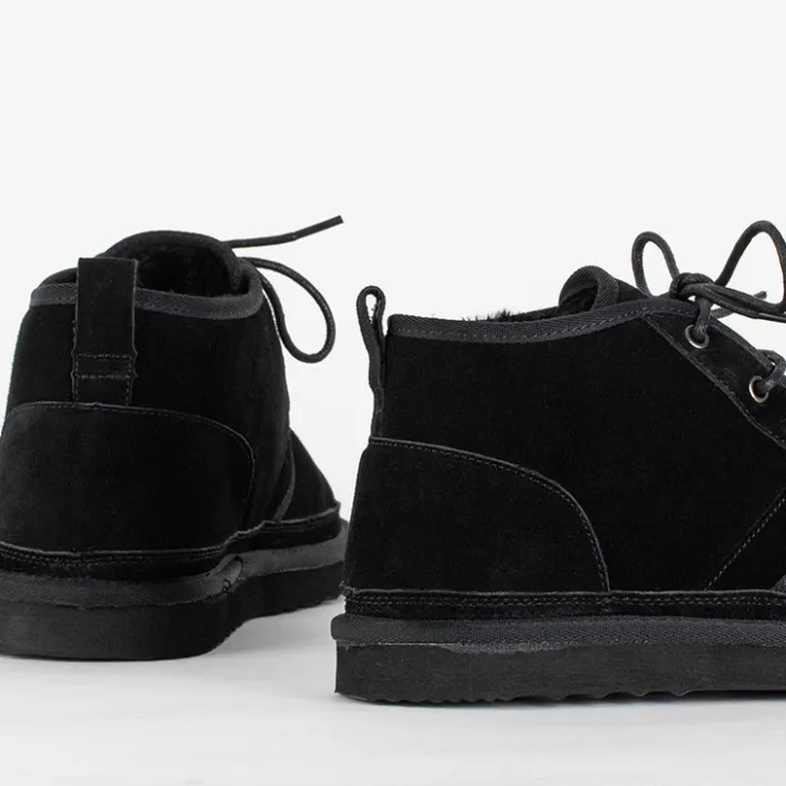 Śniegowce^Royalfashion Czarne męskie buty a'la śniegowce Gavin czarny