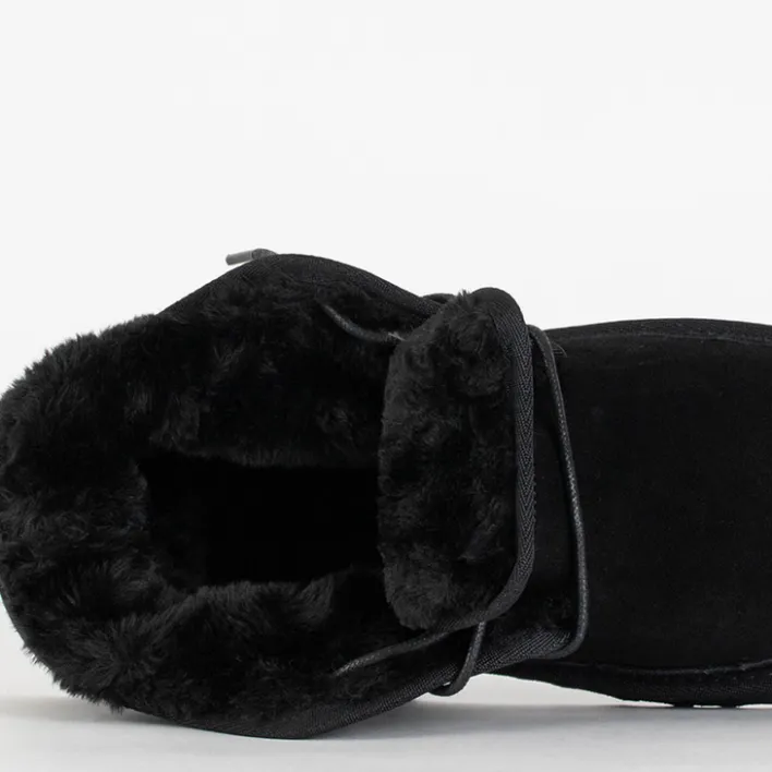 Śniegowce^Royalfashion Czarne męskie buty a'la śniegowce Gavin czarny