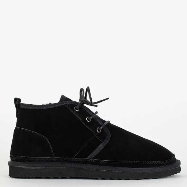 Śniegowce^Royalfashion Czarne męskie buty a'la śniegowce Gavin czarny