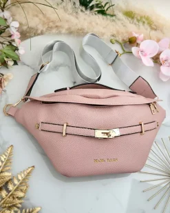 Nerki I Saszetki|Małe Torebki^Royalfashion Damska mała torebka typu nerka różowy