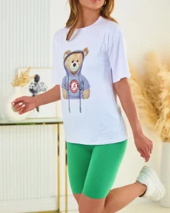 Komplety Damskie^Royalfashion Damski komplet dresowy zielony