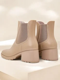 Botki Bez Ocieplenia|Botki Na Płaskim Obcasie^Royalfashion Damskie botki Bonii beżowy