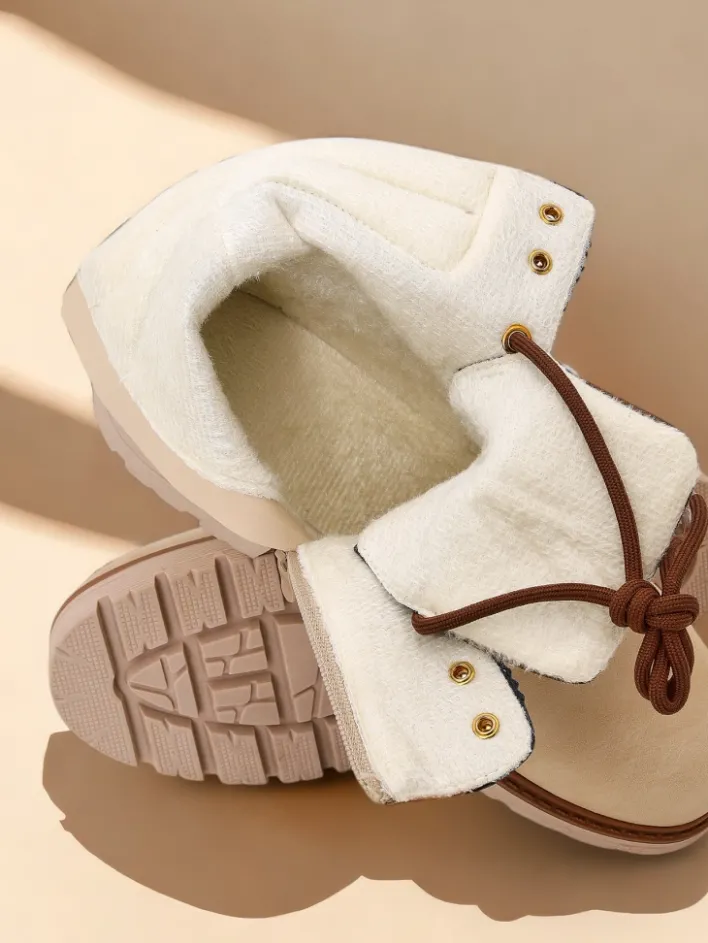 Workery|Botki Sznurowane^Royalfashion Damskie botki workery Fiemo beżowy