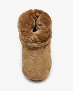 Śniegowce^Royalfashion Damskie buty a'la śniegowce w kolorze owym Ottola Camel