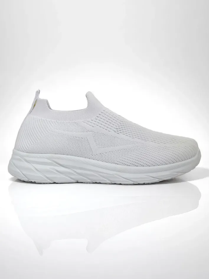 Sportowe|Bieganie, Ćwiczenia I Trening^Royalfashion Damskie buty sportowe wsuwane Whites