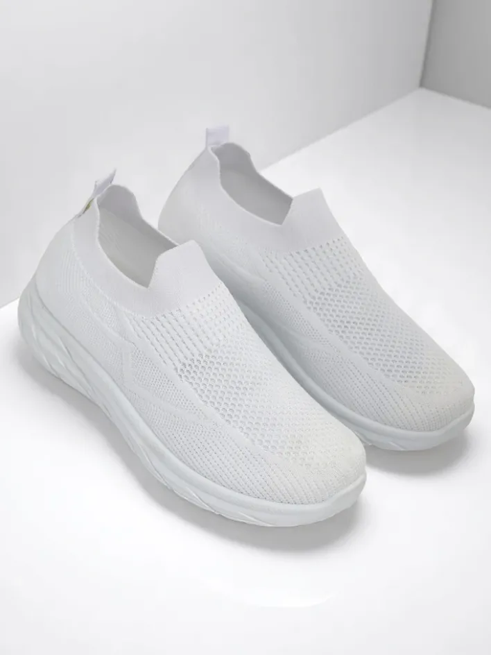 Sportowe|Bieganie, Ćwiczenia I Trening^Royalfashion Damskie buty sportowe wsuwane Whites