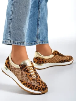 Sportowe|Sneakersy^Royalfashion Damskie buty sportowe Diurra brązowy